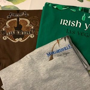Bundle of 3 Tee-Shirts Men Size Large & Medium